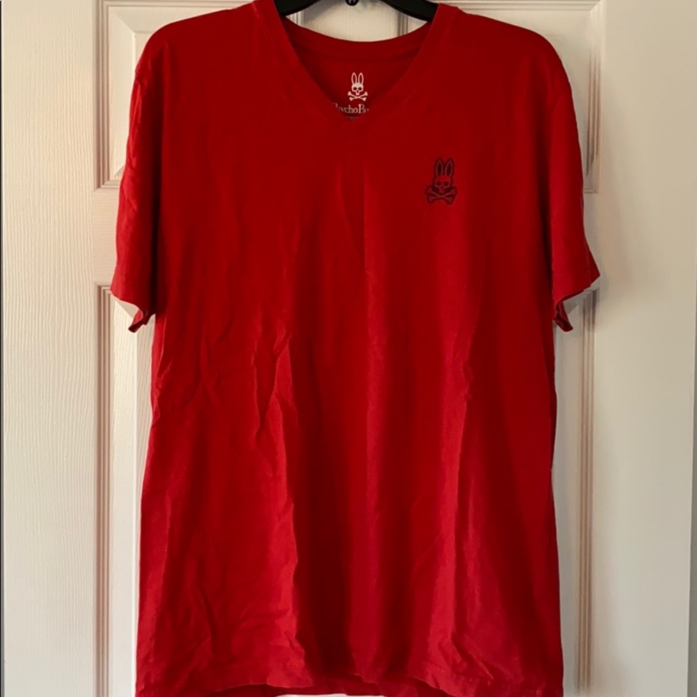 Mens SS Psycho Bunny Vneck